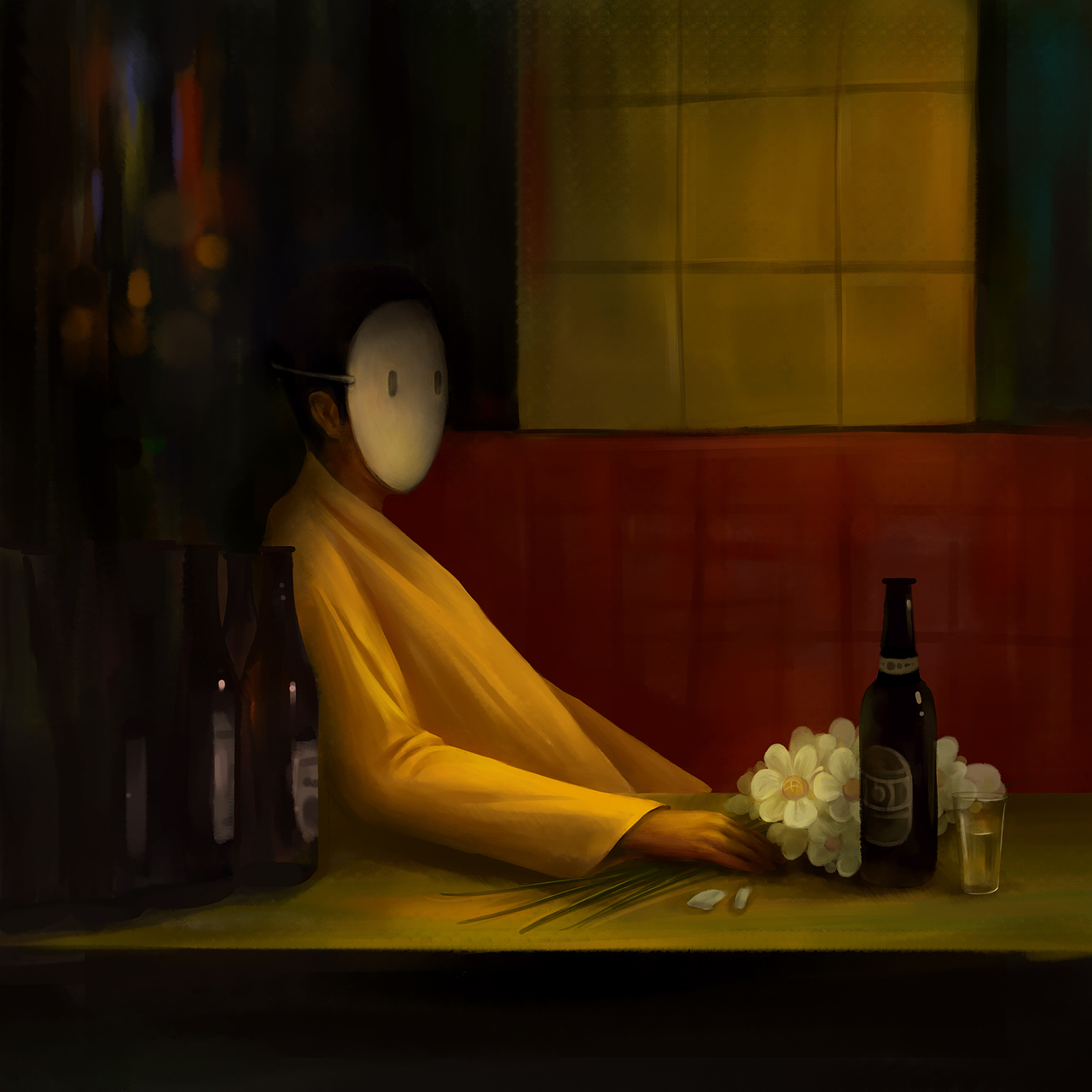 作品合集 | 《孤独患者系列插画》（图ZMzc2MTUxNjg4） - 艺术插画 - 站酷设计师提安TanLew原创素材 - 站酷ZCOOL