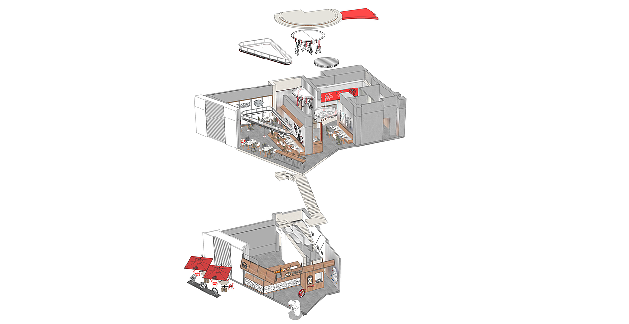 INGROUP作品丨DQ中国首家BLIZZARD & BURGERS旗舰店(图ZMzc2MTU3Mjky) - 酒店餐饮设计 - 站酷设计师INGROUP创意设计原创素材 - 站酷ZCOOL