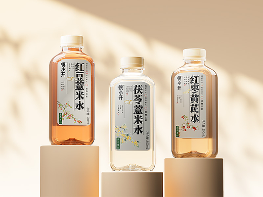 悦然而生之悦小开植物饮料包装设计