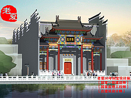 祠堂内部设计效果图，简单祠堂设计图片款式有哪些种类