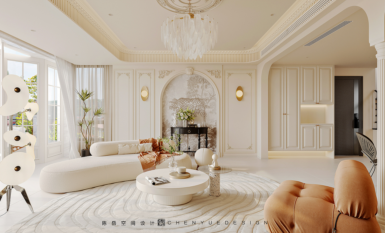 陈岳作品 | 富豪新岸 法式优雅（图ZMzc2MTcxMjQ0） - 家装设计 - 站酷设计师ATDESIGN陈岳原创素材 - 站酷ZCOOL