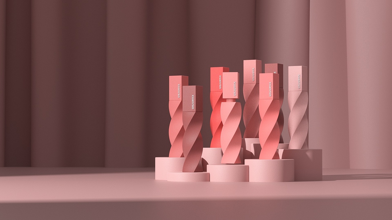 C4D产品动画-化妆品