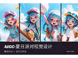 AIGC夏日派對(duì)視覺(jué)設(shè)計(jì) 