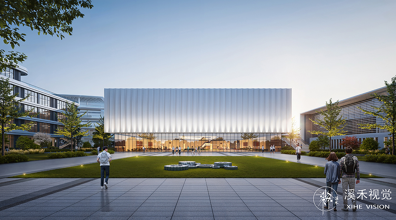 溪禾视觉2024-第二季度--学校（图ZMzc2MTc1NTk2） - 建筑/空间 - 站酷设计师3DART原创素材 - 站酷ZCOOL