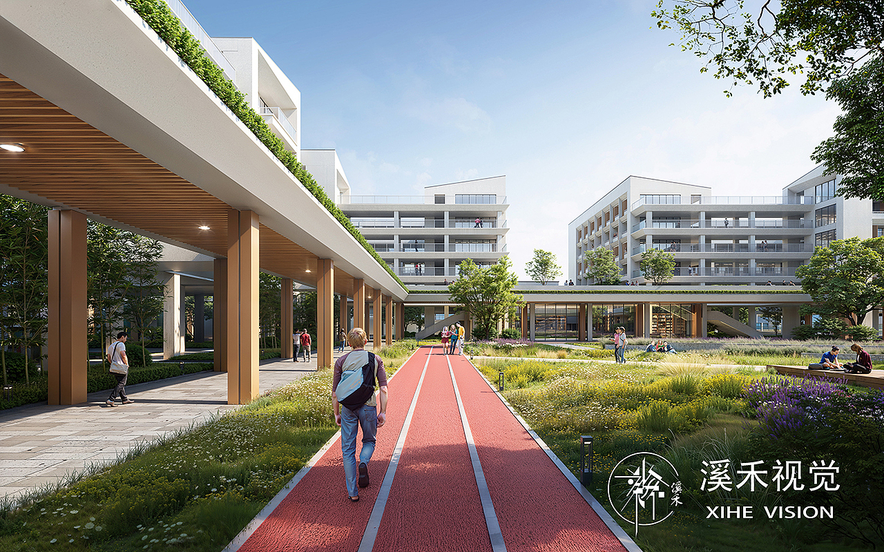 溪禾视觉2024-第二季度--学校（图ZMzc2MTc1NjUy） - 建筑/空间 - 站酷设计师3DART原创素材 - 站酷ZCOOL