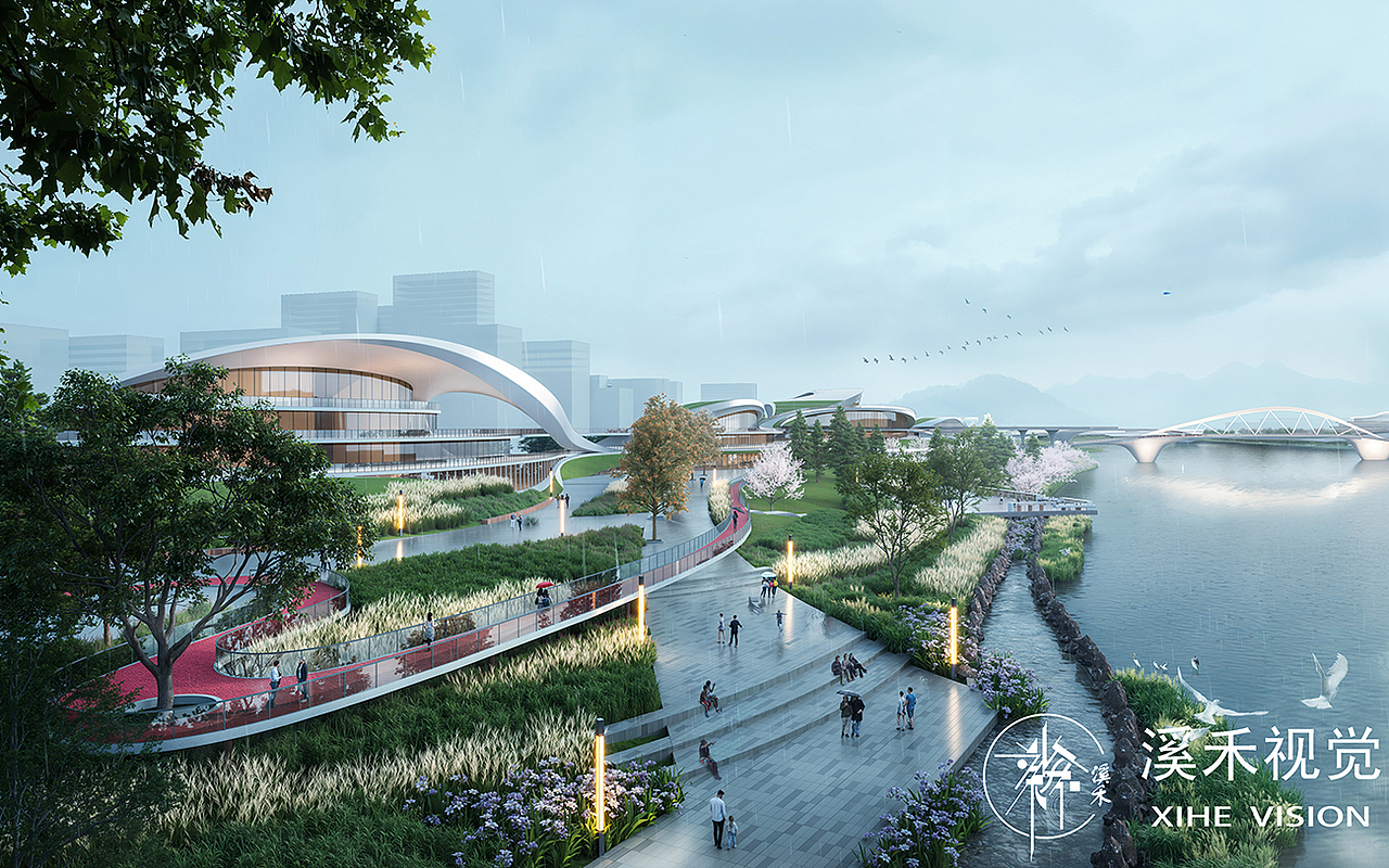 溪禾视觉2024-第二季度--景观-（图ZMzc2MTc2Mjg4） - 建筑/空间 - 站酷设计师3DART原创素材 - 站酷ZCOOL