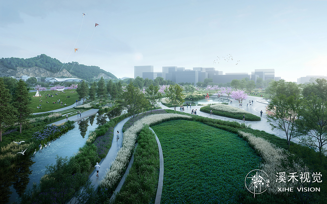 溪禾视觉2024-第二季度--景观-（图ZMzc2MTc2Mjky） - 建筑/空间 - 站酷设计师3DART原创素材 - 站酷ZCOOL