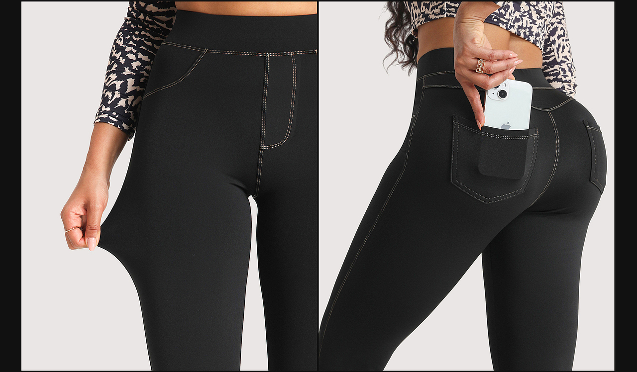 亚马逊品牌服装 时尚休闲牛仔芭比裤