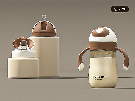 學(xué)飲杯 PPSU兒童杯 母嬰 奶瓶（個(gè)人主頁(yè)-ZNzAzMDkyMTI=） - 電商 - 站酷設(shè)計(jì)師傑視覺原創(chuàng)素材 - 站酷ZCOOL