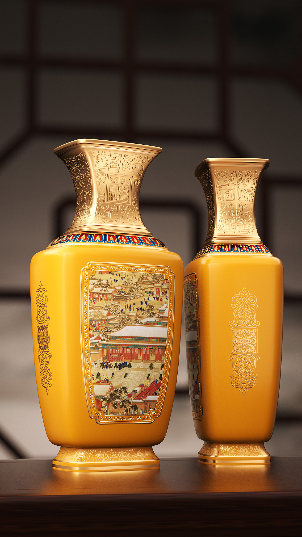 九和创意 | 钓鱼台 · 御宴盛典酒（图ZMzc2MTg1NjI0） - 包装 - 站酷设计师九和包装设计原创素材 - 站酷ZCOOL