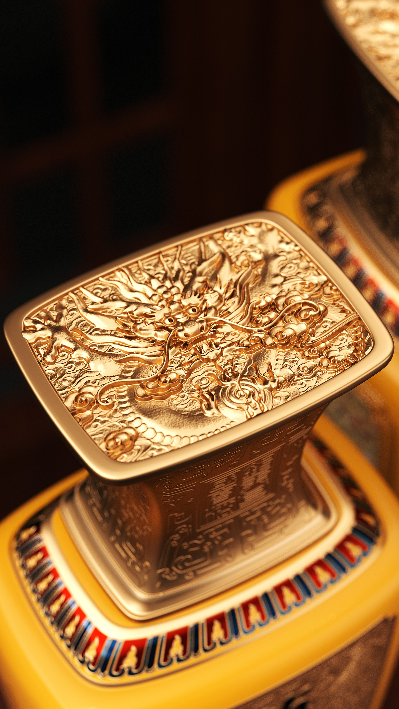 九和创意 | 钓鱼台 · 御宴盛典酒（图ZMzc2MTg1NTg4） - 包装 - 站酷设计师九和包装设计原创素材 - 站酷ZCOOL