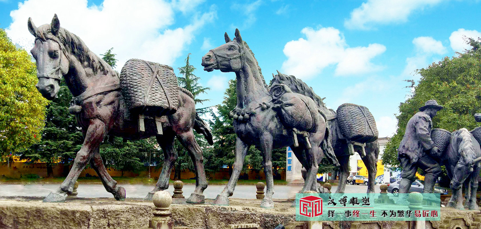 雕塑源头厂家的匠心之作：茶马古道人物雕塑的传奇之旅（图ZMTQ4OTM2NzY=） - 教程 - 站酷设计师汉博雕塑源头加工原创素材 - 站酷ZCOOL