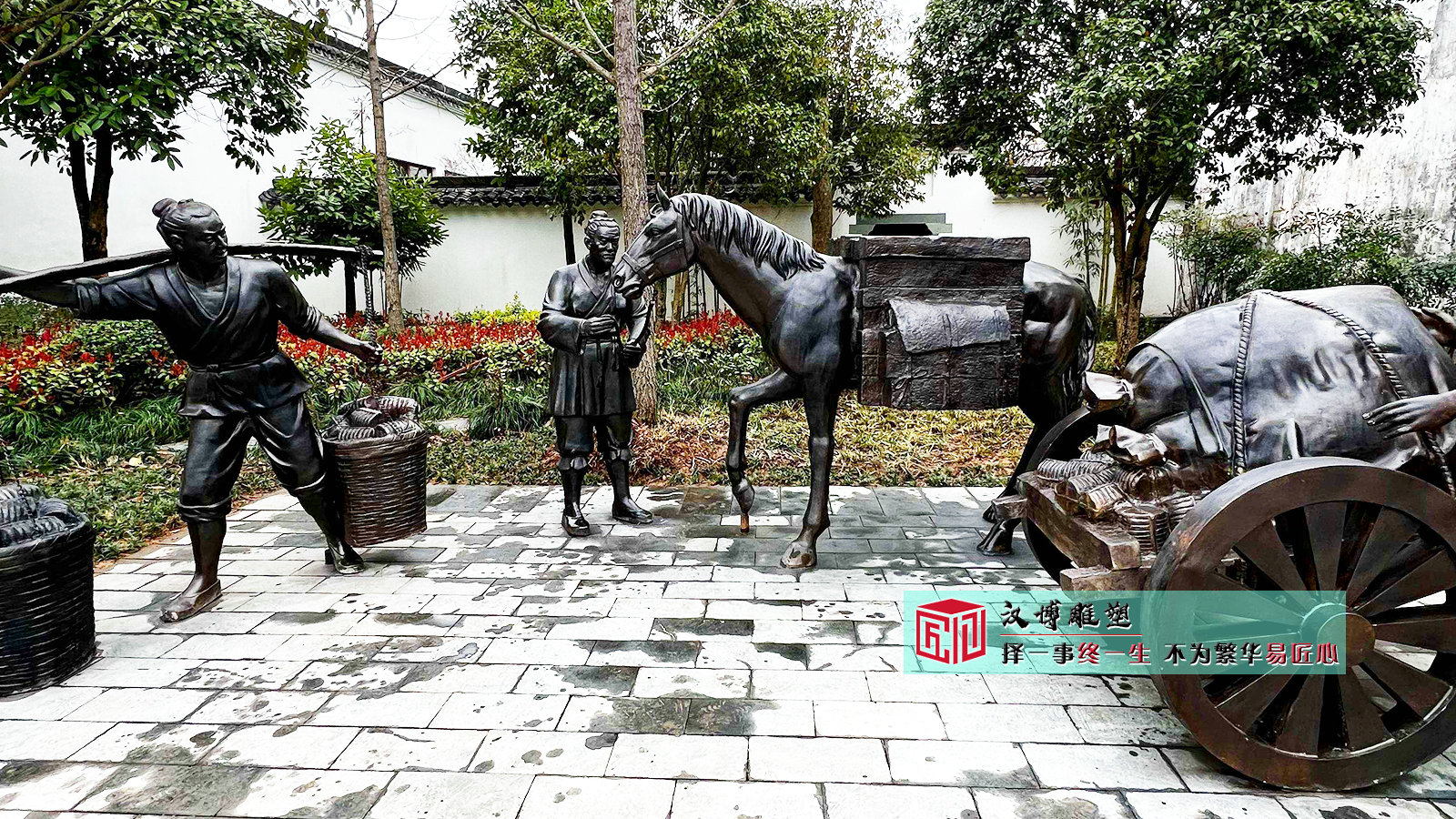 雕塑源头厂家的匠心之作：茶马古道人物雕塑的传奇之旅（图ZMTQ4OTM2OTI=） - 教程 - 站酷设计师汉博雕塑源头加工原创素材 - 站酷ZCOOL