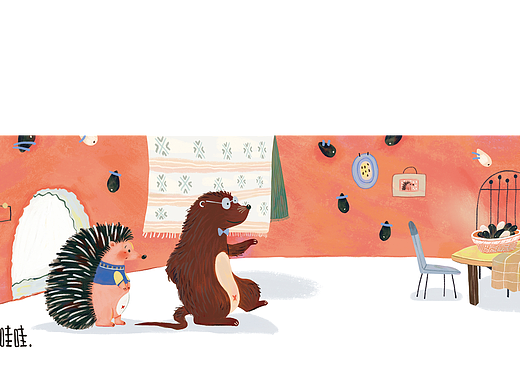小刺猬绘本
