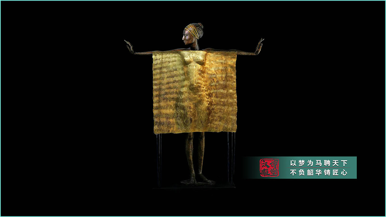 抽象铜雕厂家,景观雕塑定制,小孩雕像加工