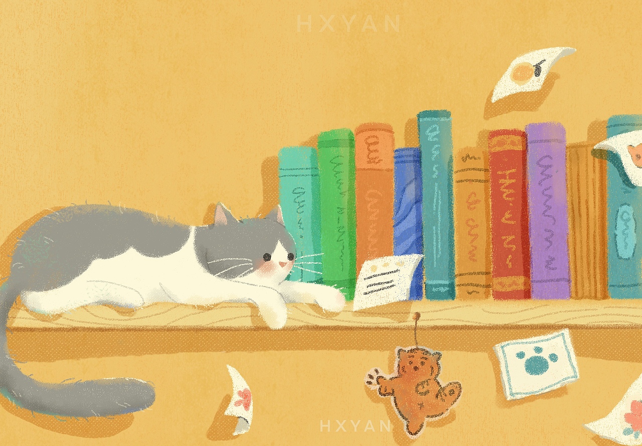 關(guān)于我家貓仔的一些日常記錄（圖ZMzc2MjA1ODg4） - 藝術(shù)插畫(huà) - 站酷設(shè)計(jì)師HXYan是燕燕原創(chuàng)素材 - 站酷ZCOOL
