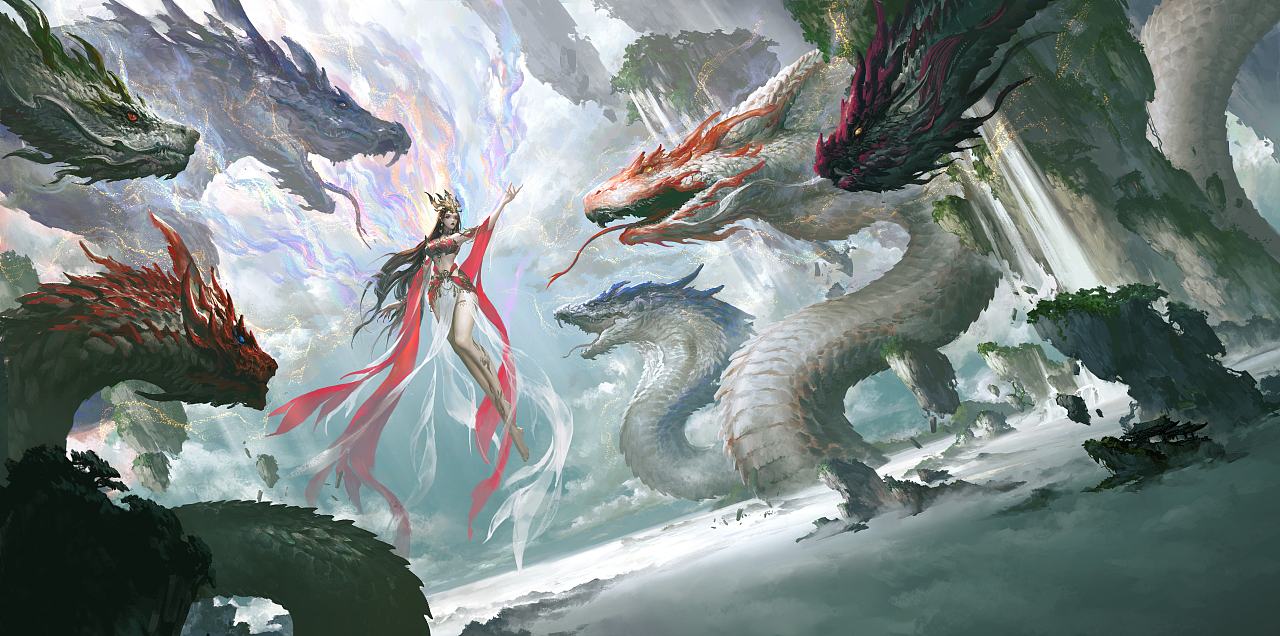 斗破苍穹·美杜莎女王（图ZMzc2MjA5Nzg0） - 商业插画 - 站酷设计师不想当画家的Leo原创素材 - 站酷ZCOOL