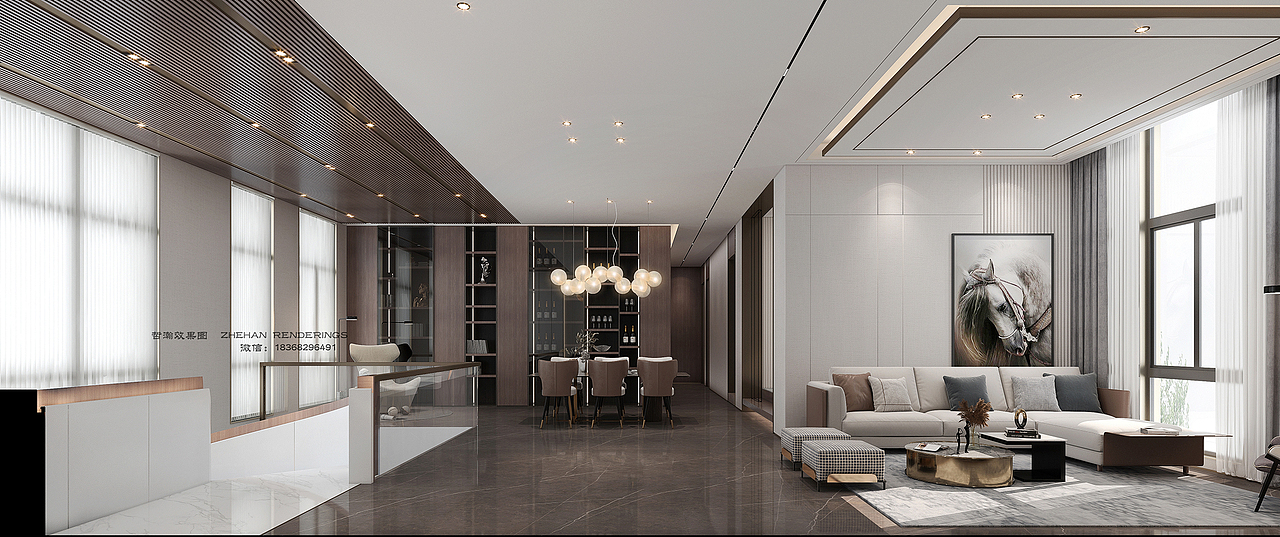 现代简约风家装效果图