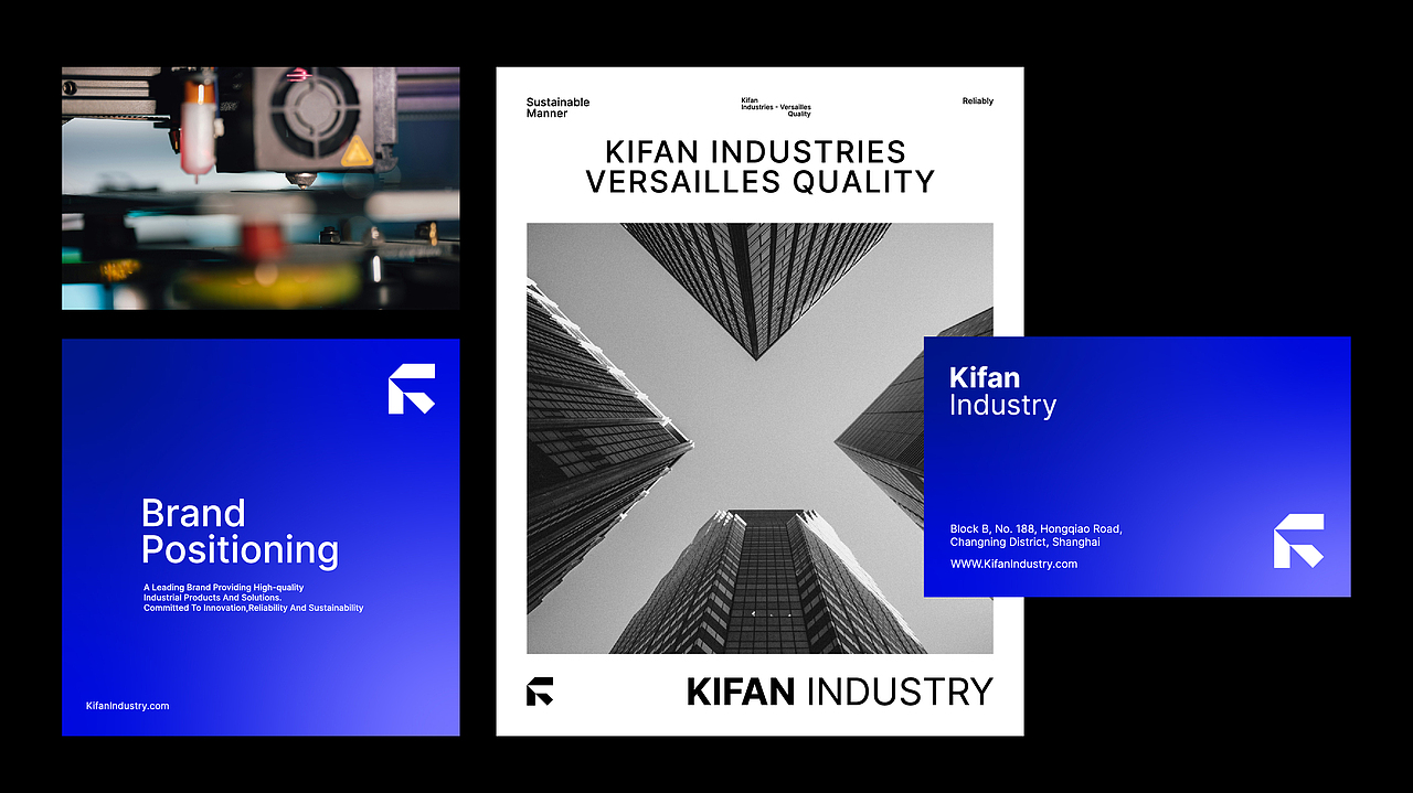 KIFAN品牌设计|建筑工业品牌全案设计(图ZMzc2MjIwNjg0) - 品牌 - 站酷设计师向左转品牌设计原创素材 - 站酷ZCOOL