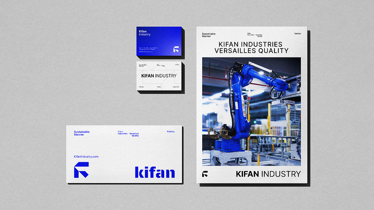 KIFAN品牌设计|建筑工业品牌全案设计(图ZMzc2MjIwNzc2) - 品牌 - 站酷设计师向左转品牌设计原创素材 - 站酷ZCOOL