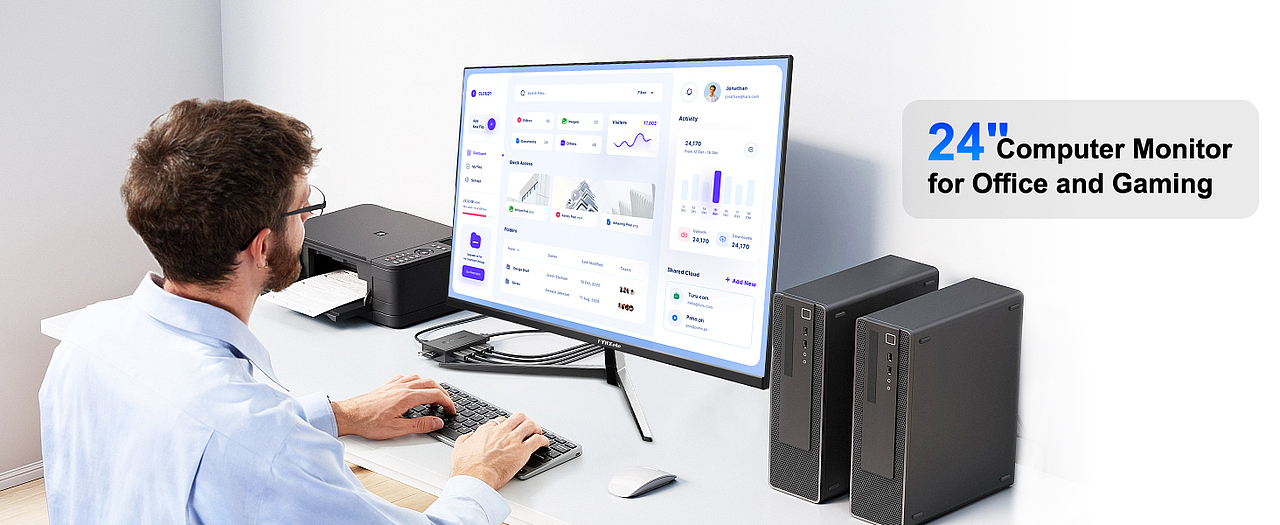 直面黑色显示器（亚马逊平台）（图ZMzc2MjIxNTE2） - 电商 - 站酷设计师YLX叶子原创素材 - 站酷ZCOOL