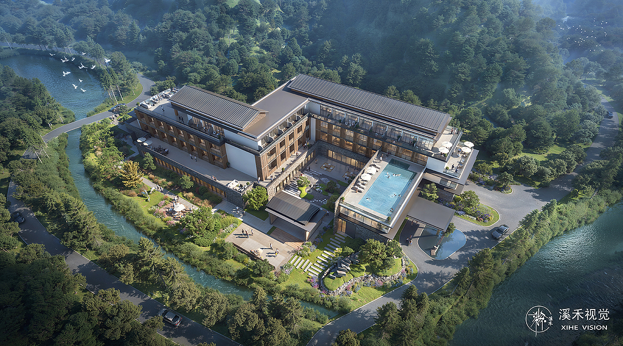 溪禾视觉2024-第二季度--文旅-（图ZMzc2MjI4NDQ4） - 建筑/空间 - 站酷设计师3DART原创素材 - 站酷ZCOOL