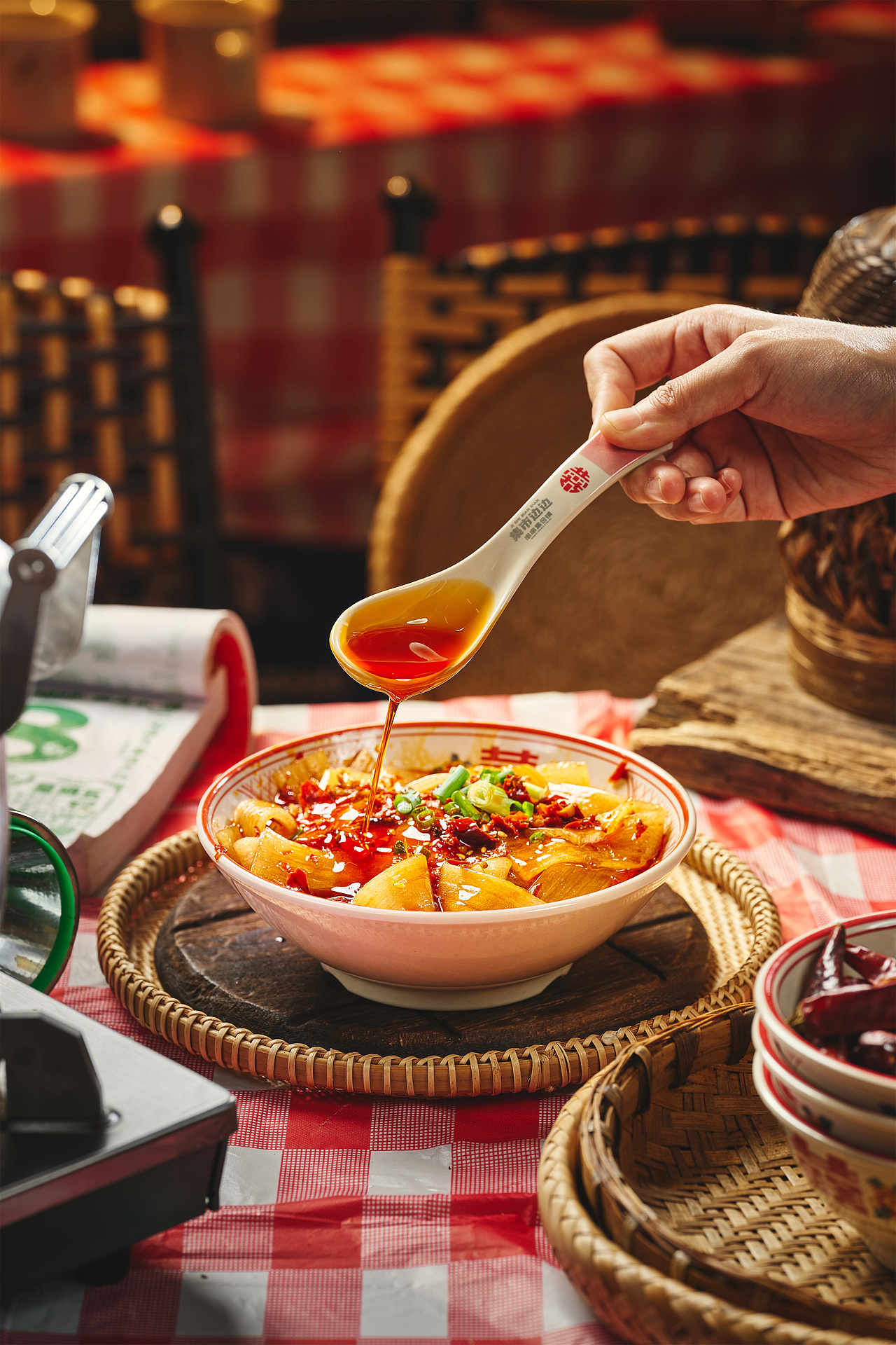 成都美食摄影|串串火锅炸串拍摄|集市边边串串