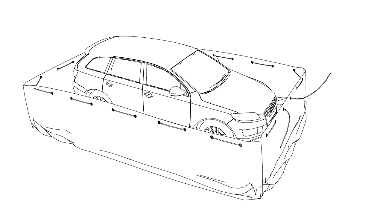 一代 汽车防水保护罩
