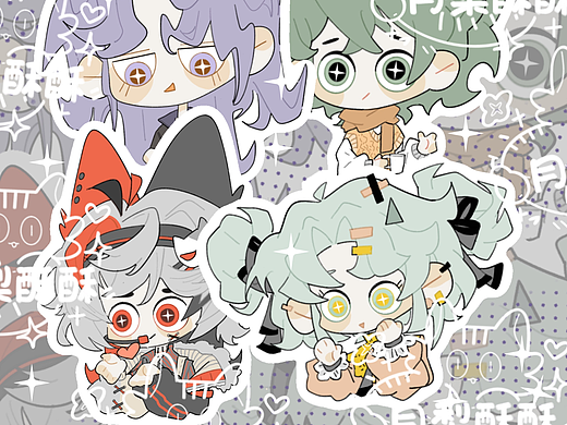 qq人（个人主页-ZNzAzMTM5MjA=） - 创作习作 - 站酷设计师月梨酥酥原创素材 - 站酷ZCOOL