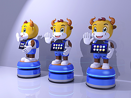 牛IP形象定制機(jī)器人