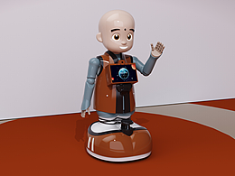 寺廟小和尚IP形象定制機(jī)器人