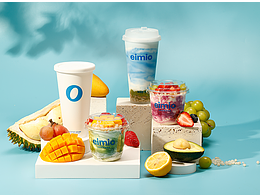 凍酸奶靜物拍攝