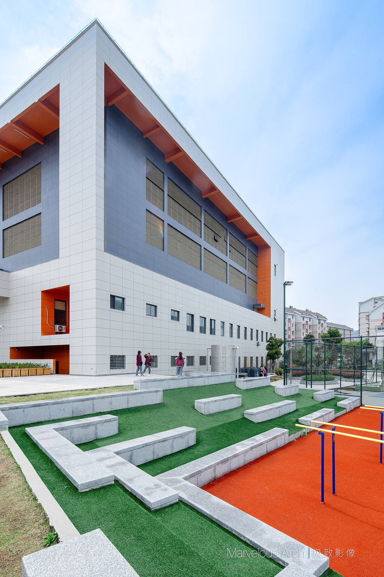 建筑摄影|宁波市奉化区锦屏中学（图ZMzc2MjQ2MTc2） - 环境/建筑摄影 - 站酷设计师极致影像建筑摄影原创素材 - 站酷ZCOOL