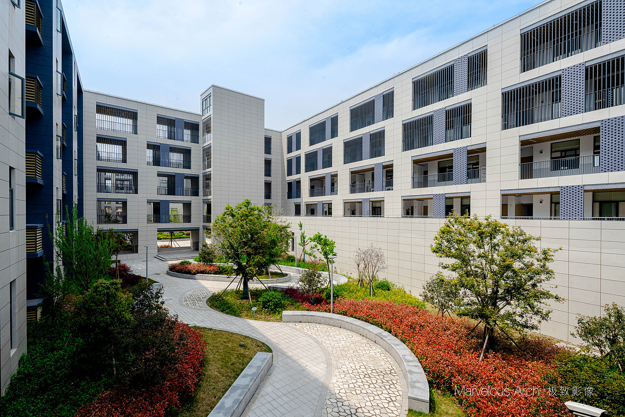 建筑摄影|宁波市奉化区锦屏中学（图ZMzc2MjQ2MTg0） - 环境/建筑摄影 - 站酷设计师极致影像建筑摄影原创素材 - 站酷ZCOOL