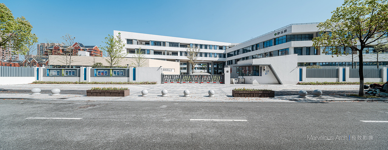 建筑摄影|镇海区静远小学（图ZMzc2MjQ2MjUy） - 环境/建筑摄影 - 站酷设计师极致影像建筑摄影原创素材 - 站酷ZCOOL