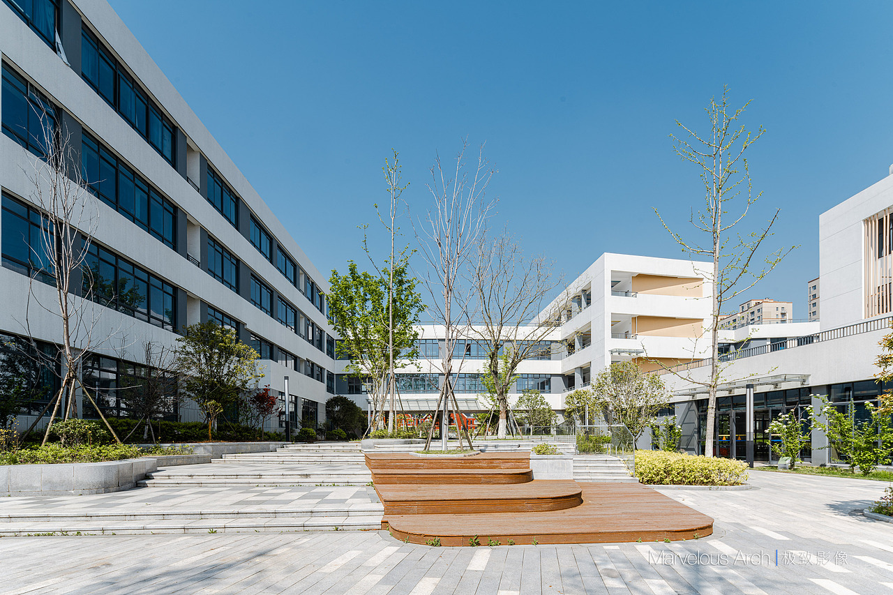 建筑摄影|镇海区静远小学（图ZMzc2MjQ2MjY4） - 环境/建筑摄影 - 站酷设计师极致影像建筑摄影原创素材 - 站酷ZCOOL