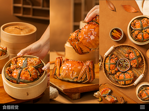 中秋节美食拍摄｜大闸蟹 生鲜美食摄影X食相视觉