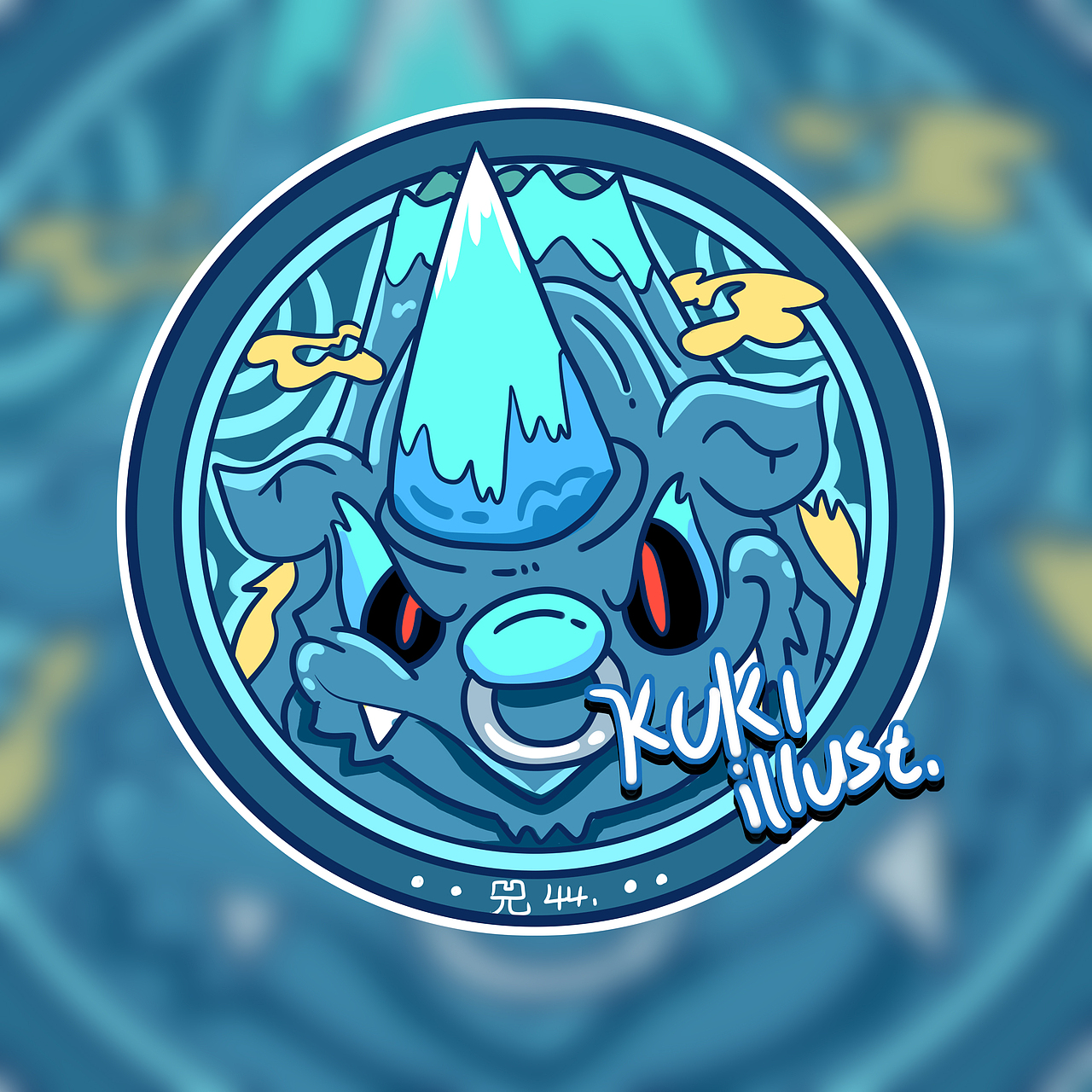山海经81张Q版头像（图ZMzc2MjU1Njky） - 海报 - 站酷设计师插画师kuki原创素材 - 站酷ZCOOL