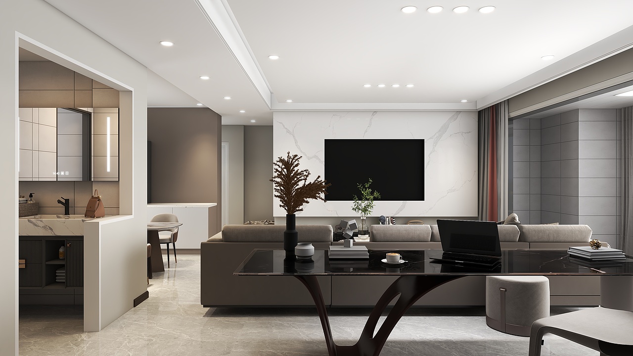 现代灰白（图ZMzc2MjU2ODI0） - 家装设计 - 站酷设计师艺笙君原创素材 - 站酷ZCOOL