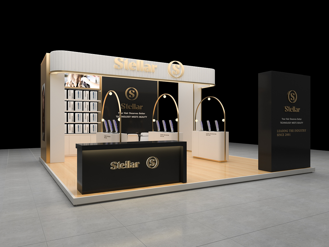 美发用品展台（图ZMzc2MjU4NDg0） - 商业空间设计 - 站酷设计师疾亮切原创素材 - 站酷ZCOOL