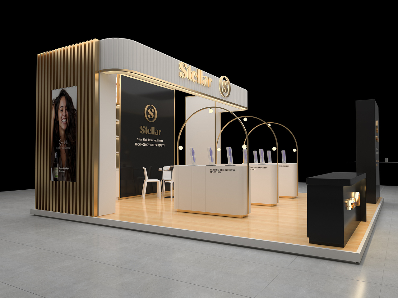 美发用品展台（图ZMzc2MjU4NDgw） - 商业空间设计 - 站酷设计师疾亮切原创素材 - 站酷ZCOOL