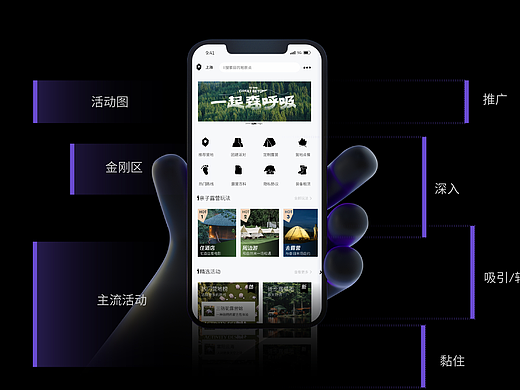 丨作品集丨上-山SunShine APP（ Ui界面设计）