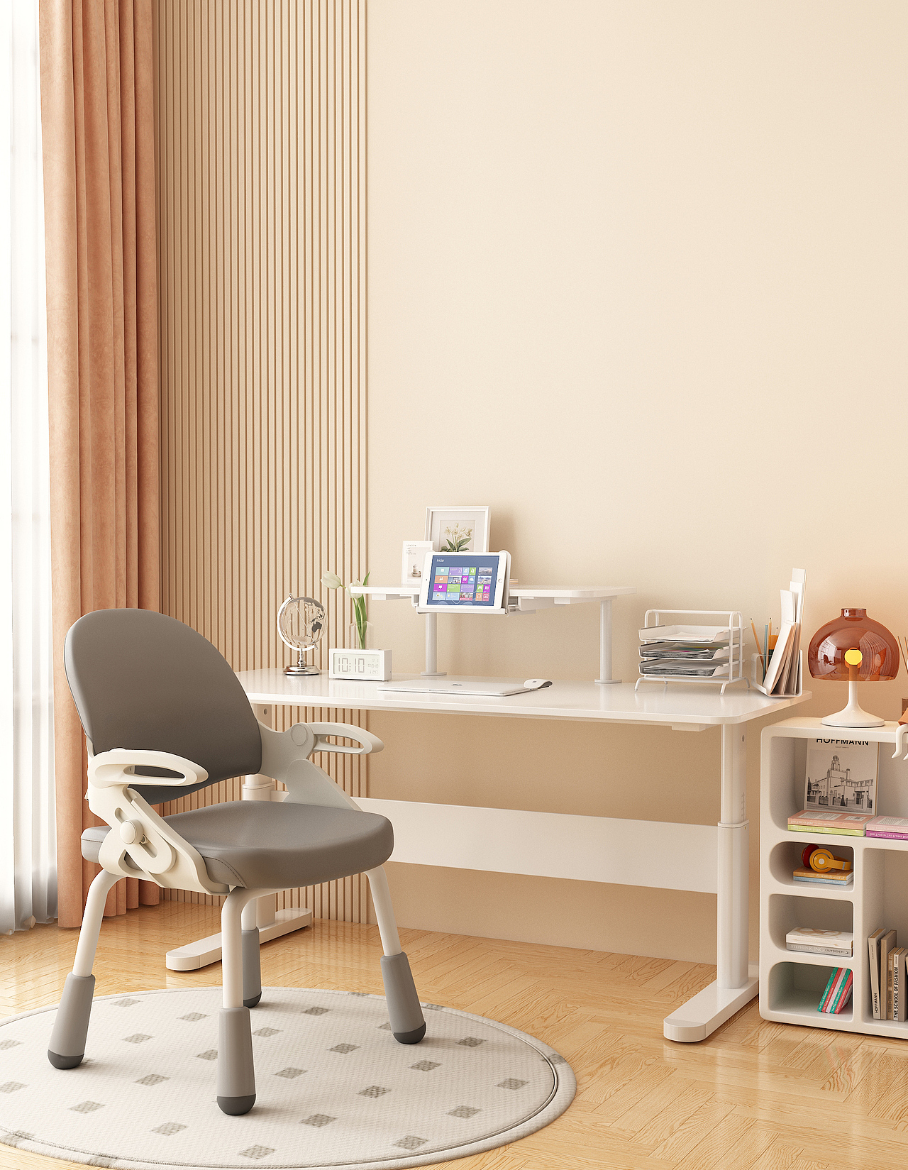 儿童书桌 椅子3d建模渲染（图ZMzc2MjY3MDIw） - 产品 - 站酷设计师没事瞎蹦跶原创素材 - 站酷ZCOOL