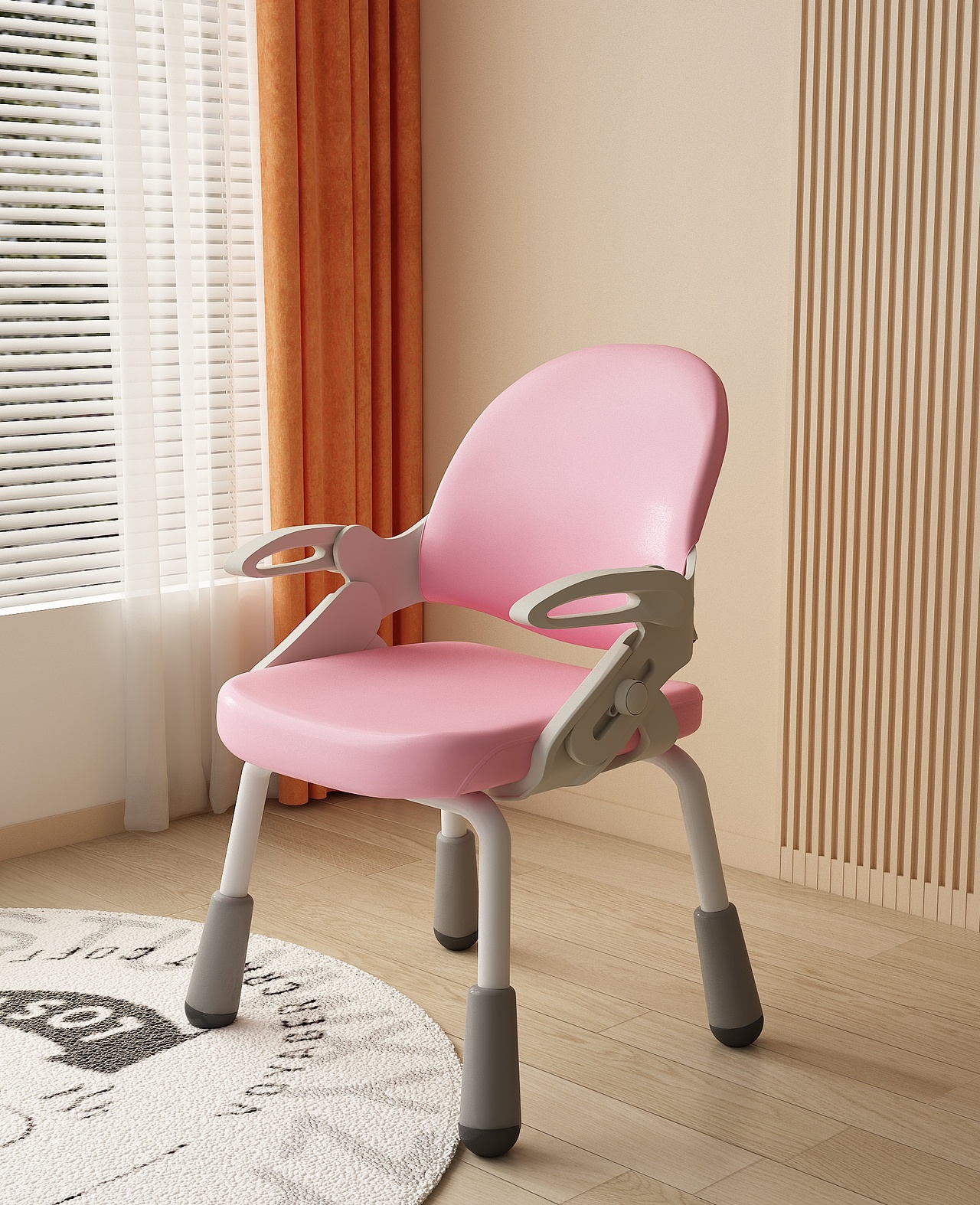 儿童书桌 椅子3d建模渲染（图ZMzc2MjY3MTcy） - 产品 - 站酷设计师没事瞎蹦跶原创素材 - 站酷ZCOOL