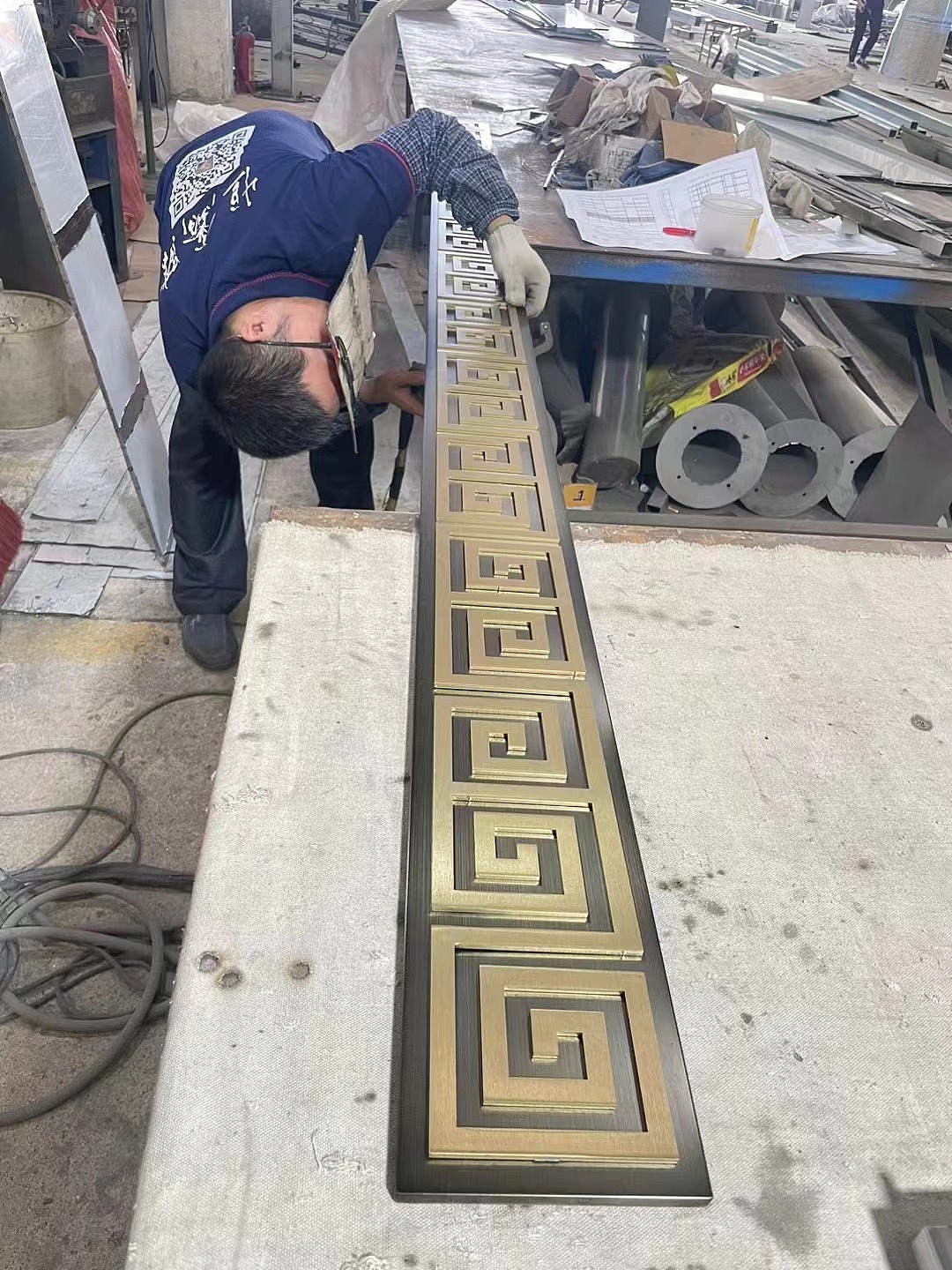 青古铜不锈钢装饰条 金属回字纹工艺品定制（图ZMzc2MjY5NTc2） - 工艺品设计 - 站酷设计师w13927702320原创素材 - 站酷ZCOOL