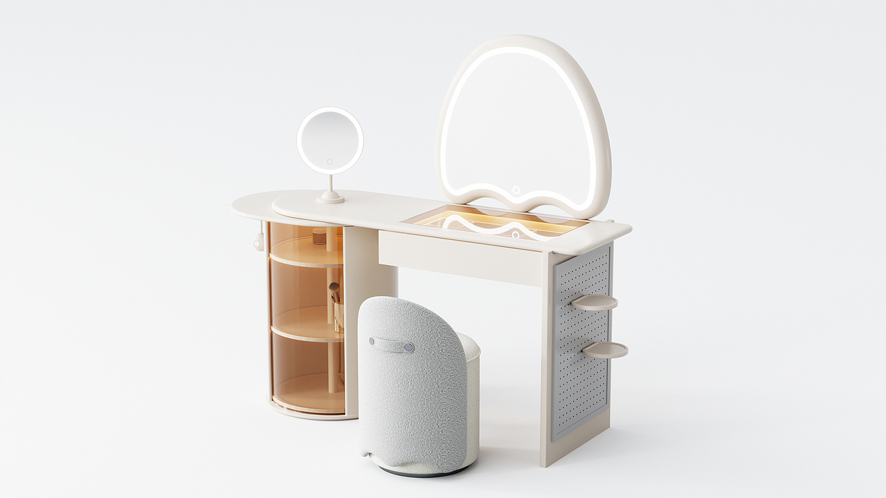 右边总觉得有些干巴，加个洞洞板DIY吧