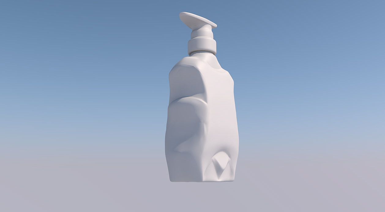 我做的洗发水(白模)