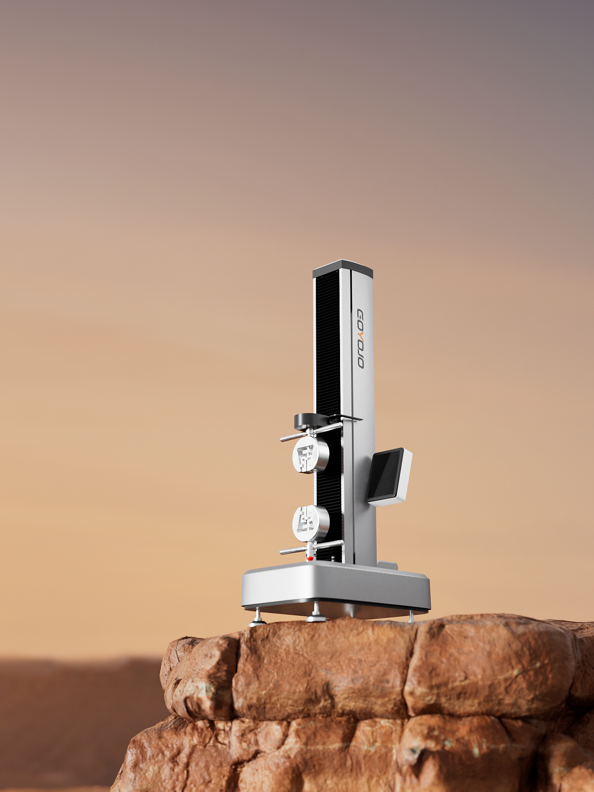 单臂拉力试验机-工业产品三维动画