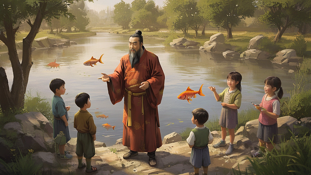 逝者如斯夫（图ZMzc2Mjc5NzA0） - 艺术插画 - 站酷设计师海潮如峰原创素材 - 站酷ZCOOL
