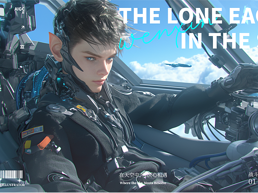 在天空中,与决心相遇,超越恐惧,突破极限